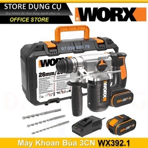 Máy khoan búa dùng pin Worx WX392.1