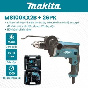 Máy khoan búa Makita M8100KX2B