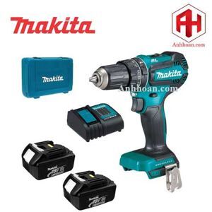 Máy khoan búa và vặn vít dùng pin Makita DHP485SFE