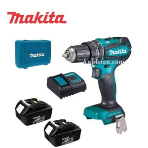 Máy khoan búa và vặn vít dùng pin Makita DHP485SFE