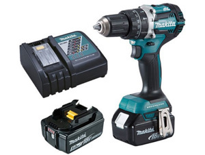 Máy khoan búa, vặn vít dùng pin Makita DHP484RTE