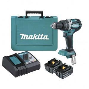 Máy khoan búa, vặn vít dùng pin Makita DHP484RTE