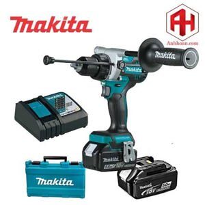 Máy khoan búa, vặn vít dùng Pin 18V Makita DHP486RTE