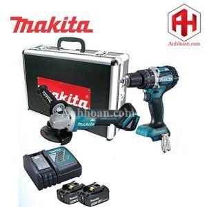 Máy khoan búa, vặn vít dùng pin Makita DHP484RTE