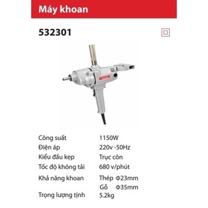 Máy khoan cầm tay Sencan 532301