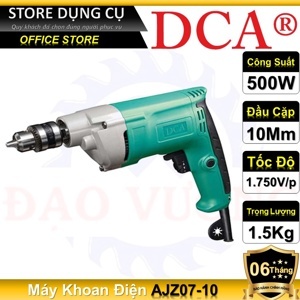 Máy khoan DCA AJZ07-10 - 500W