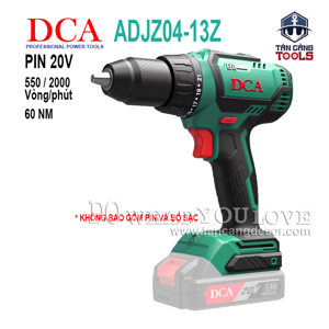 Máy Khoan DCA Dùng Pin 20V ADJZ04-13Z