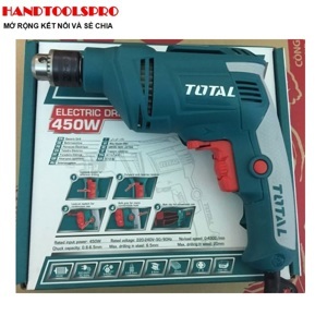 Máy khoan điện cầm tay Total TD4506E 450W