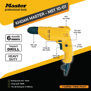 Máy khoan điện Master MST 10-01