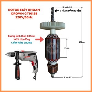 Máy khoan động lực Crown CT10128