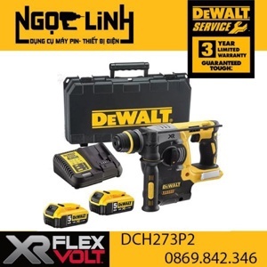 Máy khoan động lực đục bê tông pin Dewalt DCH273P2-KR