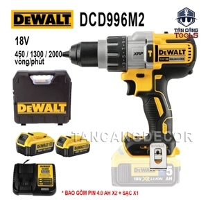 Máy khoan động lực dùng pin Dewalt DCD996M2