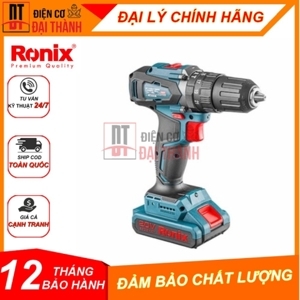 Máy khoan động lực pin 20V/2.0Ah Ronix 8900K