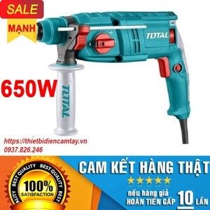 Máy khoan đục 3 chức năng Total TH306226 - 650W