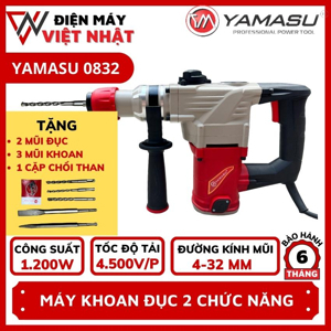 Máy khoan đục bê tông 32mm Yamasu YMS-0832