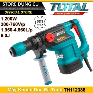 Máy khoan đục bê tông Total TH112386 1200W