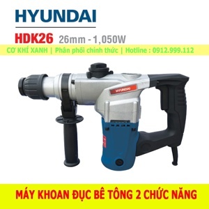 Máy khoan đục Hyundai HDK26