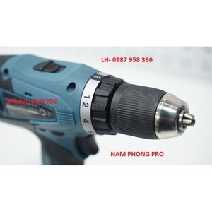 Máy khoan dùng pin 18V Makita DF457DZ