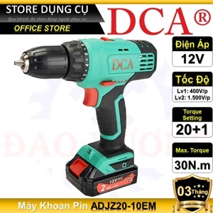 Máy khoan pin 12V DCA ADJZ20-10EM