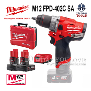 Máy khoan pin Milwaukee M12 FPD-402C