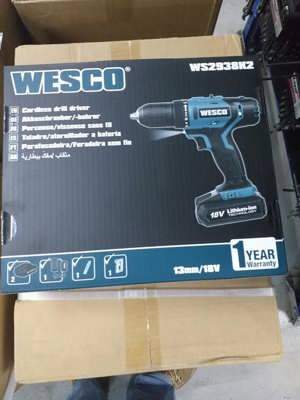 Máy khoan pin WESCO WS2938K2 18V