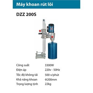 Máy khoan rút lõi Dongcheng DZZ200S