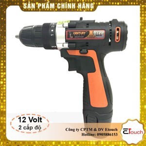 Máy khoan sạc pin Century HV-KP12V