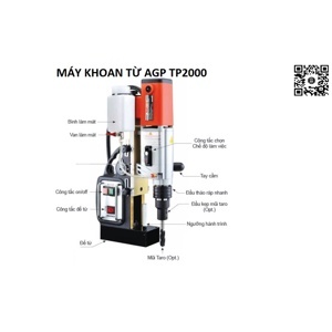 Máy khoan từ AGP TP2000 - 1100W