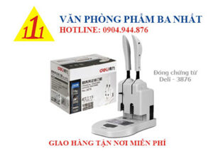 Máy khoan và đóng chứng từ Deli 3876