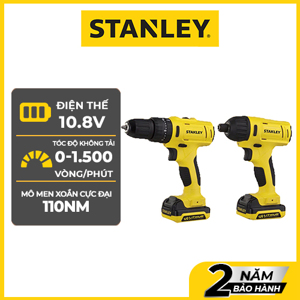 Máy khoan và vặn vít dùng pin 12v Stanley SCHI121S2FK