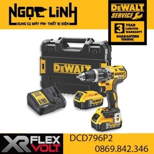 Máy khoan vặn vít động lực Dewalt DCD796P2