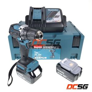 Máy khoan vặn vít dùng pin 18V Makita DDF487RFJ