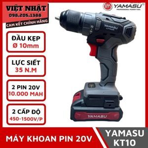 Máy khoan vặn vít dùng pin 20V Yamasu YMS-KT10