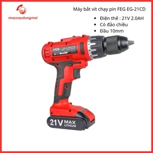 Máy khoan vặn vít dùng pin 21V FEG EG-21CD