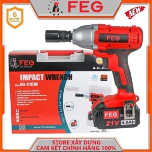 Máy khoan vặn vít dùng pin 21V FEG EG-21CW