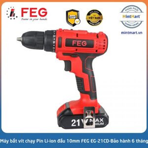 Máy khoan vặn vít dùng pin 21V FEG EG-21CD