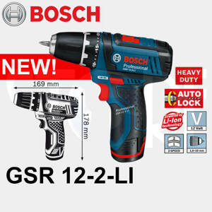 Máy khoan vặn vít dùng pin Bocsh GSR 12-2-LI