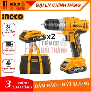 Máy khoan vặn vít dùng pin Ingco CDLI1222