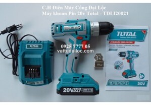 Máy khoan vặn vít dùng pin Total TDLI20021