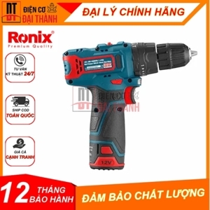 Máy khoan vặn vít pin 12V Ronix 8101K