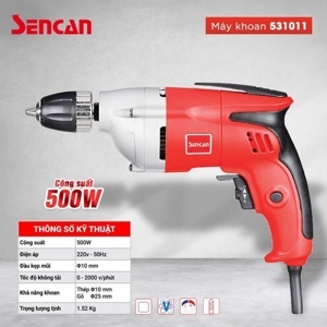 Máy khoan vặn vít Sencan 531011