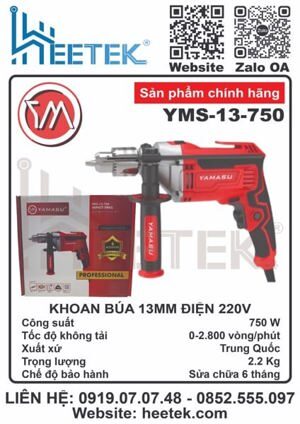 Máy khoan vít thân sắt Yamasu YMS-13