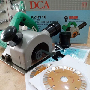 Máy khoét rãnh đá 2 lưỡi DCA AZR110 110mm, 1400W