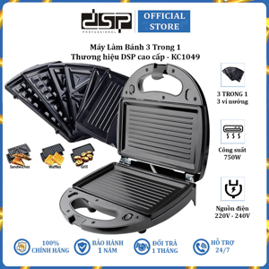 Máy làm bánh 3 trong 1 nhãn hiệu DSP KC1049