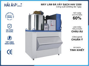 Máy làm đá vảy Hải Âu HAV-2200