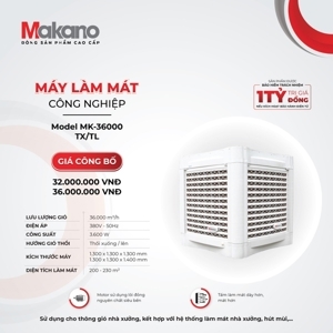 Máy làm mát công nghiệp Makano MK-36000TX