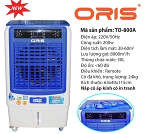 Máy làm mát không khí Oris TO-800A