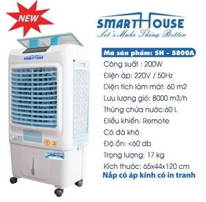 Máy làm mát không khí Smart House SH-5800A