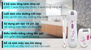 Máy làm sạch lông cho nữ Philips HP6549