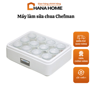 Máy làm sữa chua Chefman 12 cốc thủy tinh CM-321T